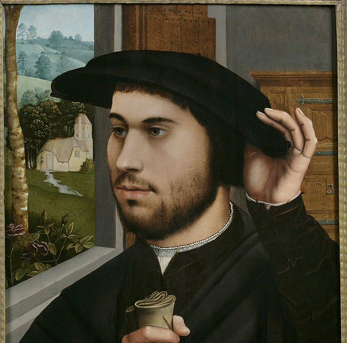 Portrait of a Man at a Window Slider Image 2